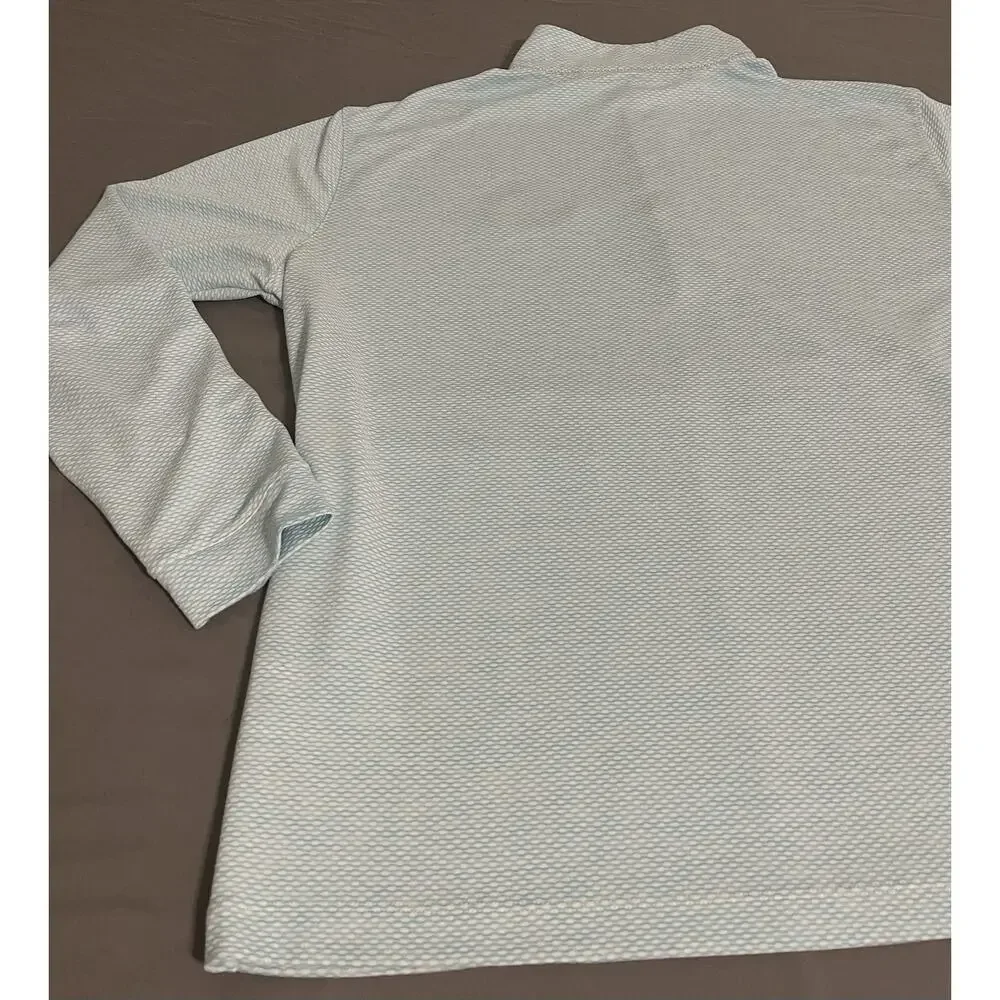 Columbia Men’s 1/4 Zip Pullover XL Light Blue Kentucky Derby Excellent